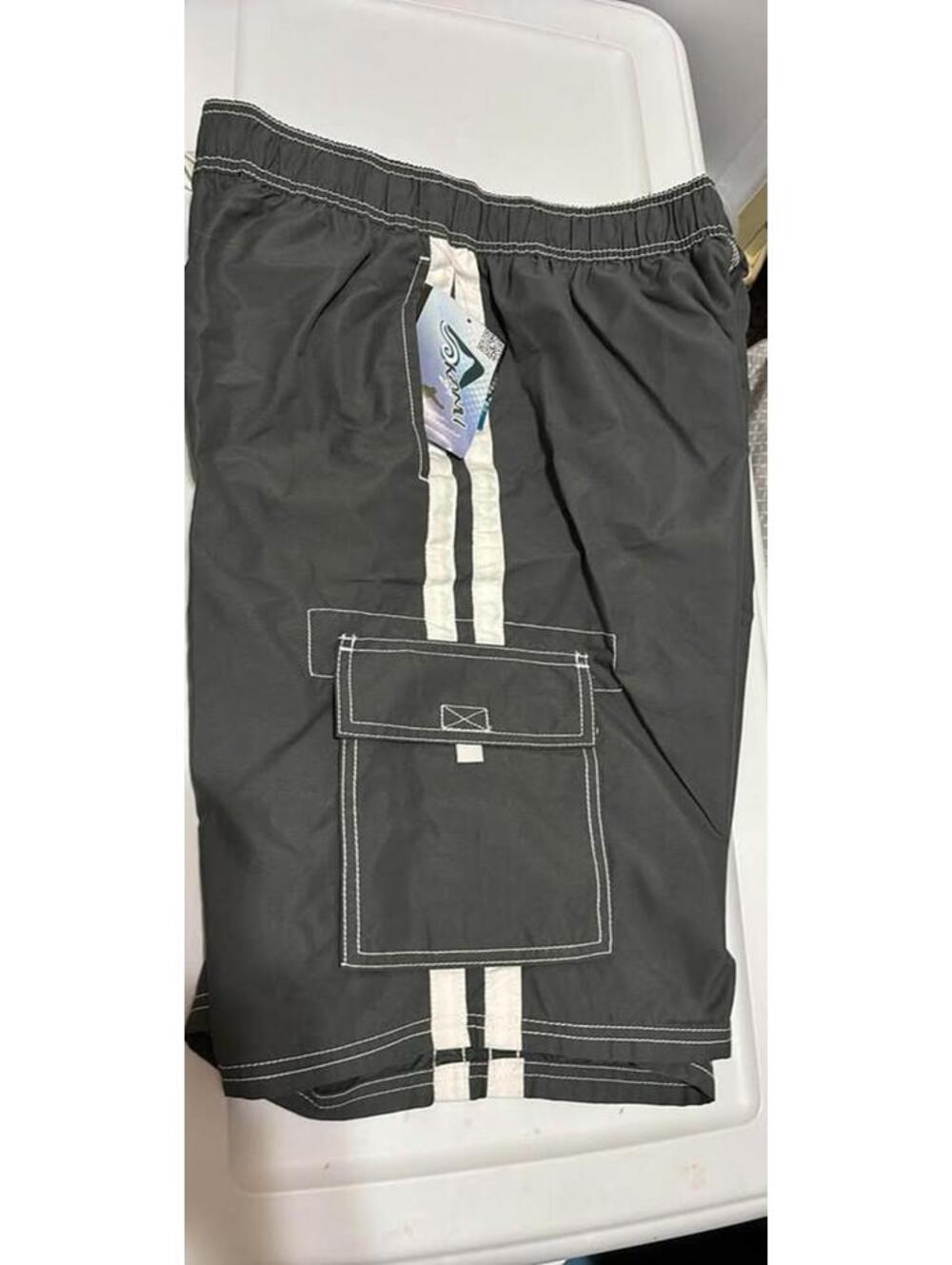 Kanu Surf Barracuda Charcoal Board Shorts Size L